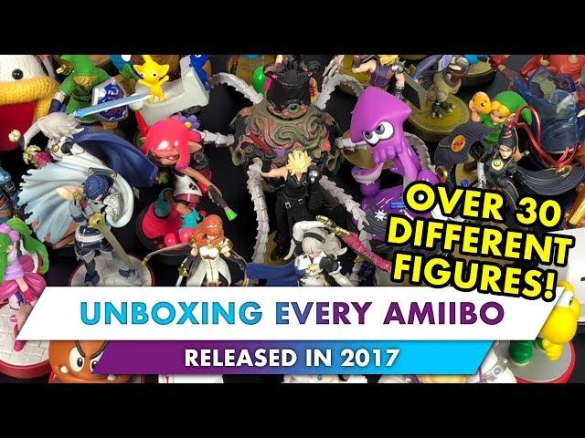 UNBOXING EVERY AMIIBO RELEASED IN 2017!!!