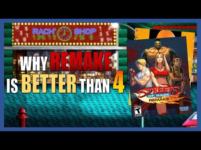 5 Reasons Why Streets of Rage Remake is Better than Streets of Rage 4