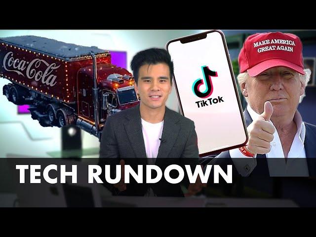 Coca-Cola’s HIDEOUS AI Generated Christmas Ad, Trump Unbans Tiktok and More | Tech Rundown