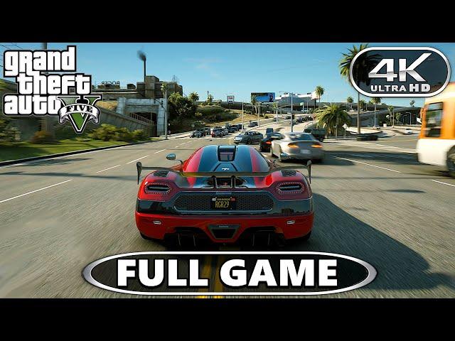 Grand Theft Auto 5 4K Ultra Graphics Gameplay Walkthrough Part 1 - GTA 5 PC 4K 60FPS (FULL GAME)