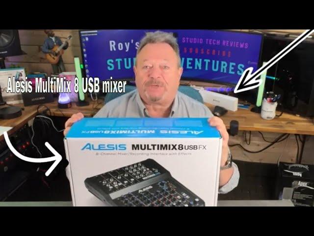 Alesis MultiMix 8 USB FX 2 for recording at home or mixing live