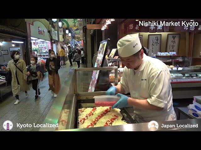 Street Foods in Kyoto | Nishiki Food Market |What to do in Kyoto