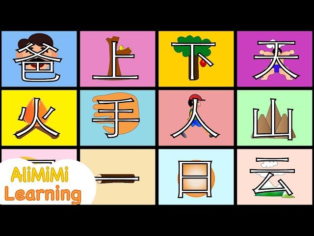 Lesson 1 Learn Chinese Character in Easy and Fun way⎮Easy way to remember Chinese Characters⎮学中文单词