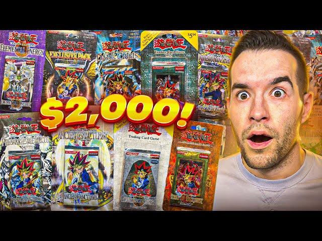 Opening An INSANE Old School Yugioh Blister Collection!