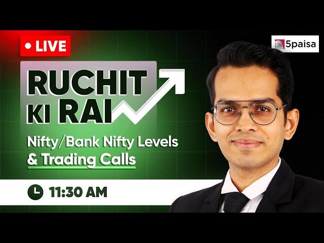 Live Trading Today - NIFTY & BANK NIFTY: 27-June-2024 | Ruchit ki Rai