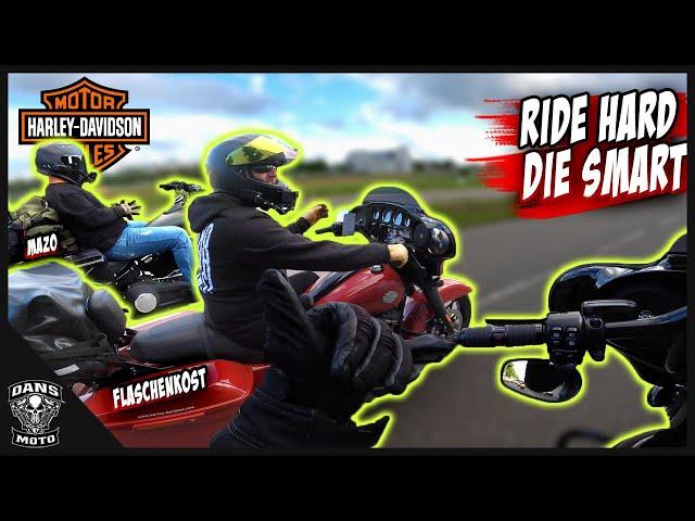  RIDE OUT mit meinen JUNGS und den HARLEYS   Flaschenkost | Mazo Vlogs | Dans Moto | MotoVlog