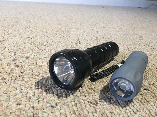 Dollar store flashlights (really good)