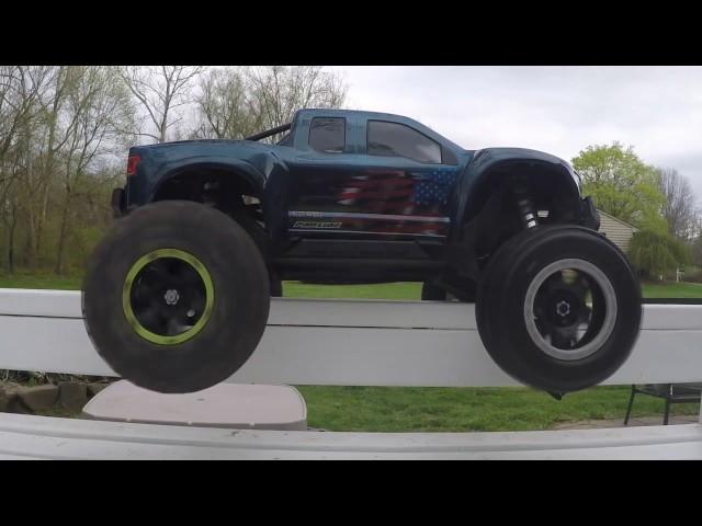 Pro-line Badlands MX43 vs. Stock Xmaxx Tires Ballooning Tests