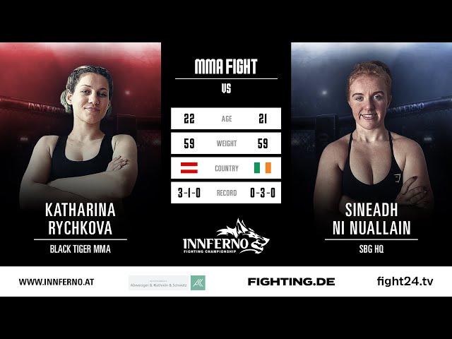 Free Fight - Rychkova VS Ni Nuallain - INNFERNO Fighting Championship​ 5