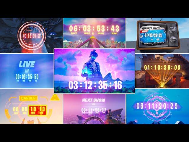 All Event Countdown in Fortnite (Chapter 1 Season 4 - Chapter 2 Remix)