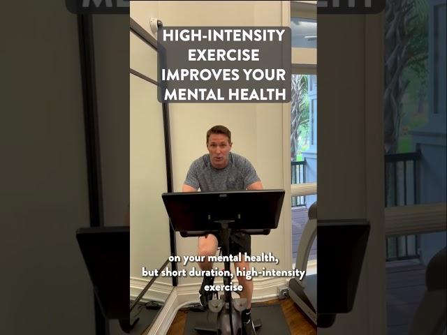 High-intensity exercise improves your mental health