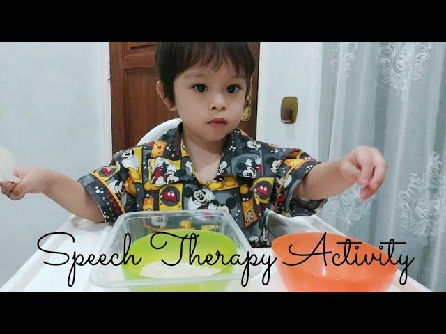 Speech Therapy Activity - Improve Motor , Sensory & Speech | Aktiviti Mudah Terapi Percakapan