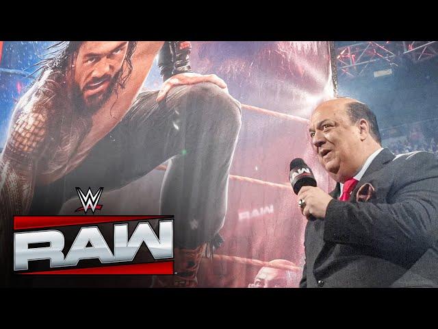 Paul Heyman reveals Roman Reigns as the WWE 2K25 cover Superstar: Raw highlights, Jan. 27, 2025