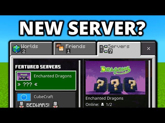 There's a NEW Bedrock Featured Server Coming?