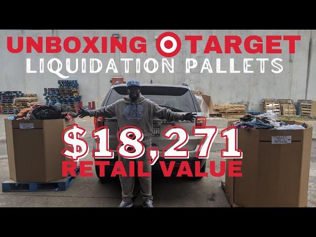 Unboxing 2 Target Apparel Mystery Liquidation Pallets to Sell on Ebay + Total Retail Value Breakdown