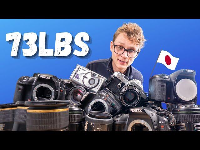 Unboxing 73lbs of mystery camera gear from Japan