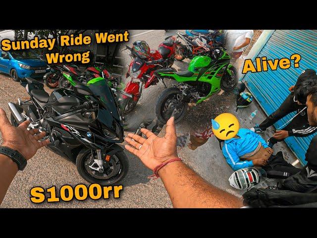 Sunday Ride Went Wrong  Scariest Crash In Meghalaya | BMW S1000 rr 