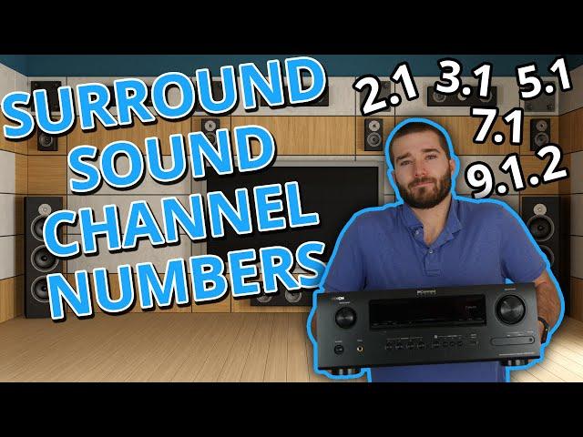 Surround Sound Channel Numbers Explained: 2.1, 3.1, 5.1, 7.1, etc.