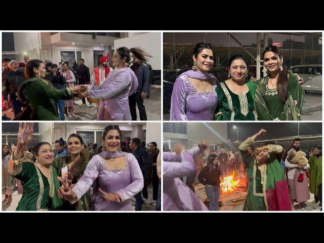 Ek or grand lohri celebration  bht fun kara payal sath 