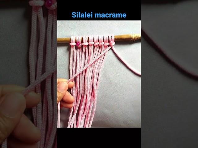 Macrame Tutorial - #basicmacrame  #shorts