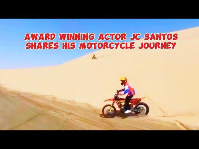 actor JC Santos pandemic rider to now a motorcycle riding coach