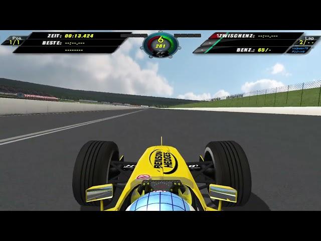 F1 Challenge VB 2002 Jordan Motegi(Oval) Onboard Lap