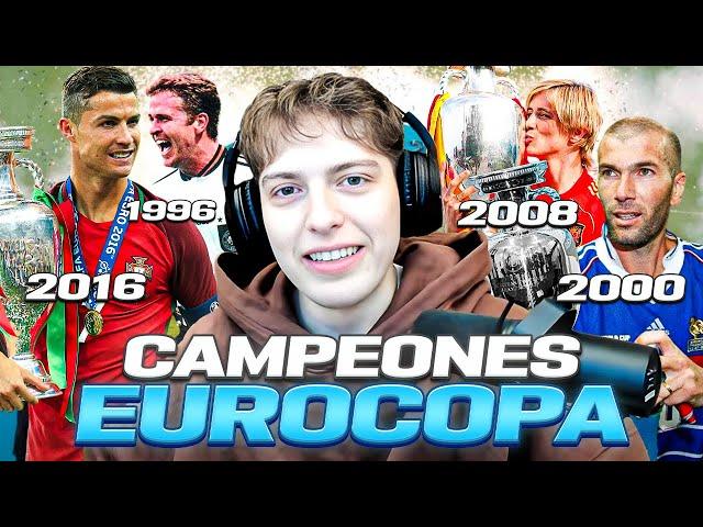 DAVOO XENEIZE REACCIONA A TODOS LOS CAMPEONES DE LA EUROCOPA (1960-2024)