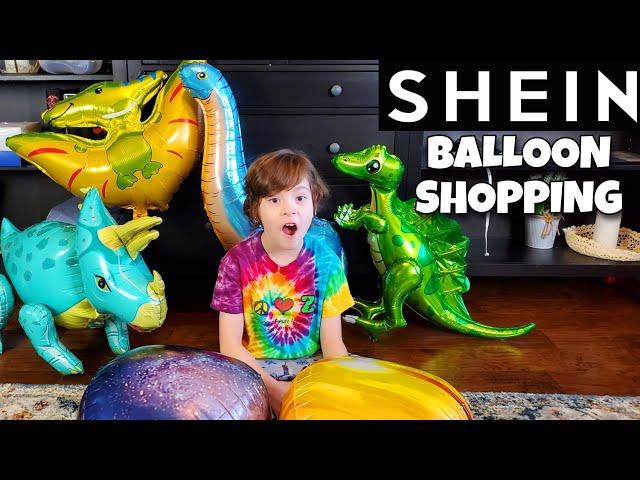 SHEIN Balloon Haul *Dinosaur Balloons Edition* AIR FILL DIY