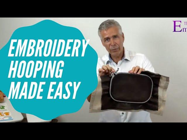 Embroidery Hooping Made Easy | Machine Embroidery for Beginner’s Series Part 1