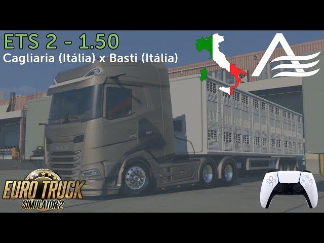 Cagliari (Itália) x Basti (Itália) | DAF XG | POV TRUCK DRIVING SIMULATOR #9