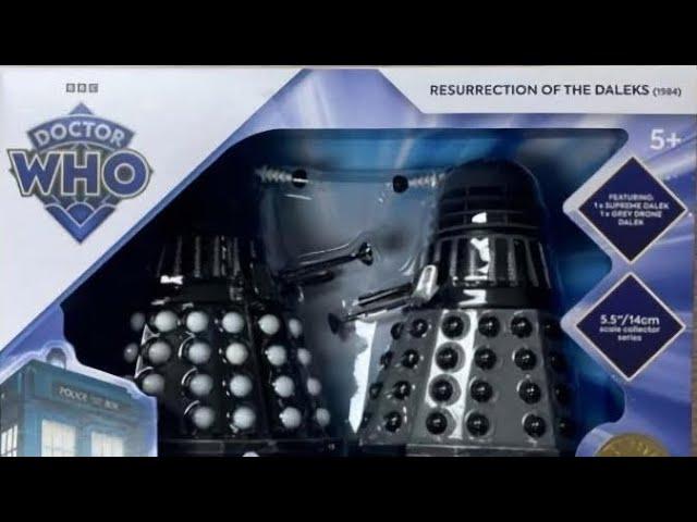 B&M DOCTOR WHO 2024 Dalek Set Leaked Images! | Dalek Emperor Davros & Resurrection Supreme Dalek