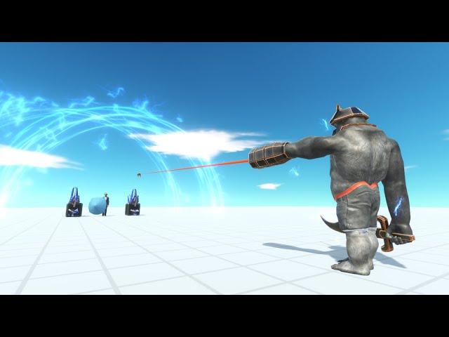 Who can penetrate the S.P.I.D.E.R plasma shield Animal Revolt Battle Simulator