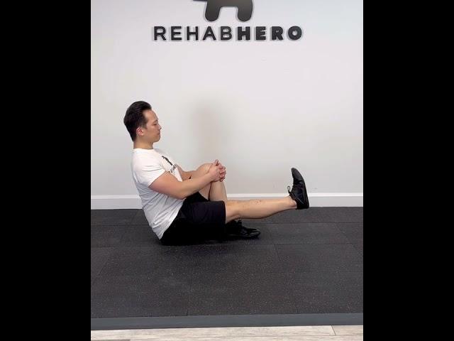 Seated Straight Leg Raise - Exercise for strengthening your hip flexors