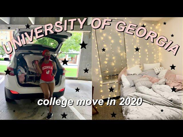 MOVE INTO UGA WITH ME 2020| COLLEGE MOVE IN VLOG 2020 #college #moveinday #collegemoveinvlog