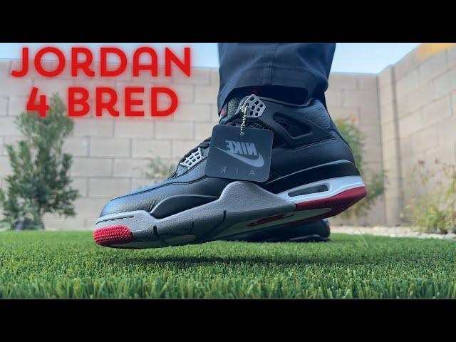 Jordan 4 Bred Reimagined Review & On Feet!