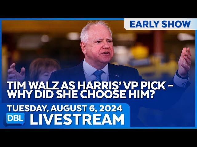 Tim Walz Is Kamala Harris' VP Pick -  Why?