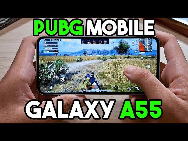 Asi es PUBG MOBILE vs SAMSUNG GALAXY A55 - Un FRAUDE?