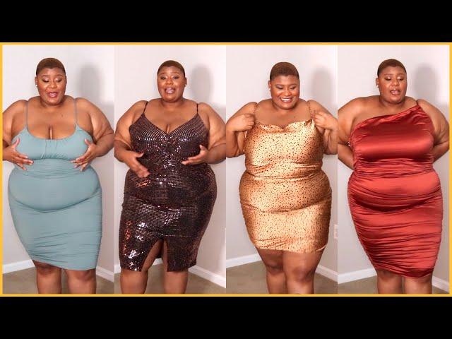 SHOPPING FOR BIRTHDAY DRESSES // FASHION NOVA CURVE HAUL // 3X