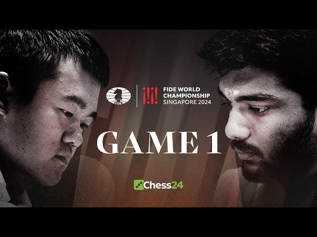 GUKESH vs. DING!! FIDE World Championship 2024 BEGINS!! Game 1