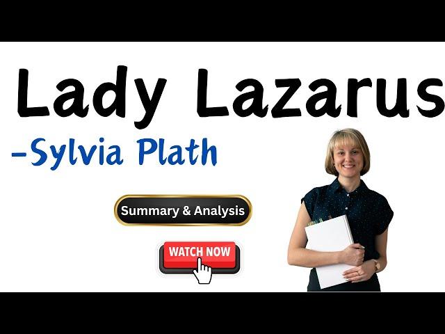 Lady Lazarus Summary & Analysis #poem #poetryanalysis