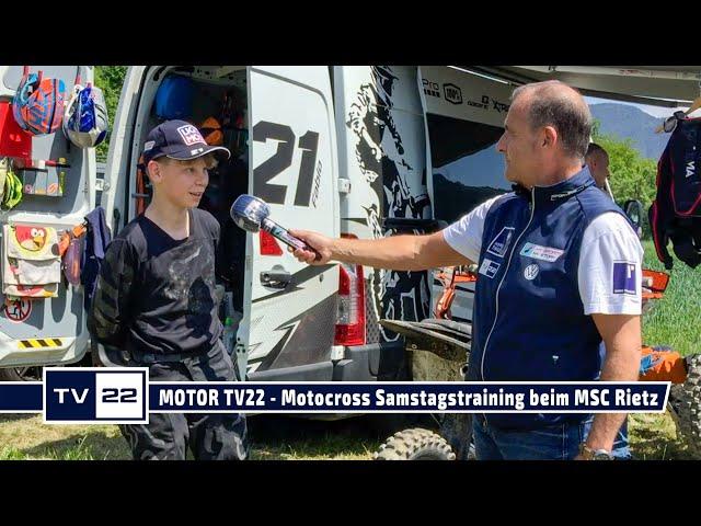 MOTOR TV22: Motocross Samstagstraining beim MSC Rietz