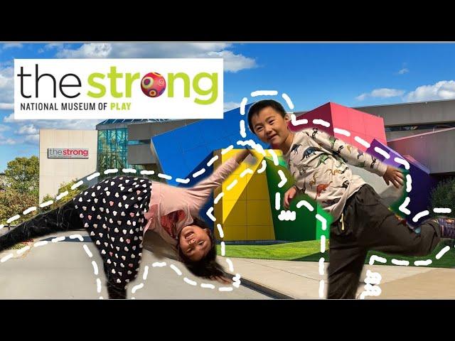 The Strong National Museum of Play with 3 young kids(Rochester, NY) FULL TOUR-Family vlog