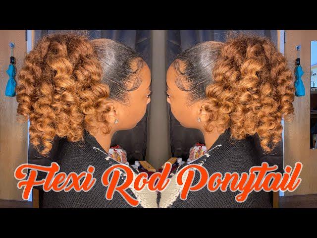 Flexi Rod Ponytail | Natural Hairstyles | Mia Ashanti .