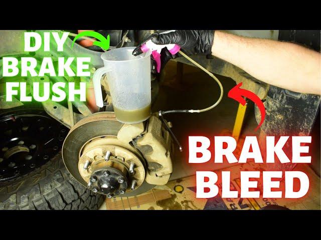 How to BLEED your BRAKES by YOURSELF || FREE DIY Brake Fluid Flush/Bleed || Homemade Brake Bleeder