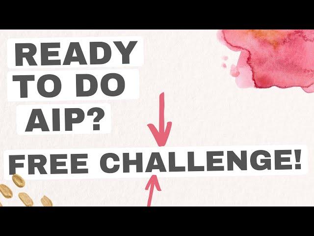 Ready to start or reset on the AIP Diet?