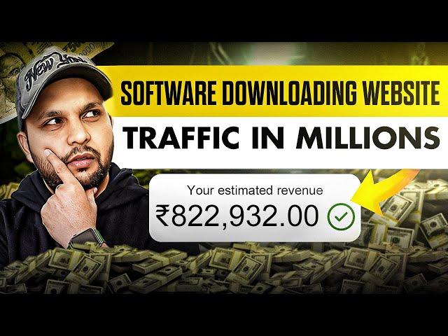 Software Downloading Website Banaye & Earn $10000 per month? | WordPress Website Tutorial in Hindi