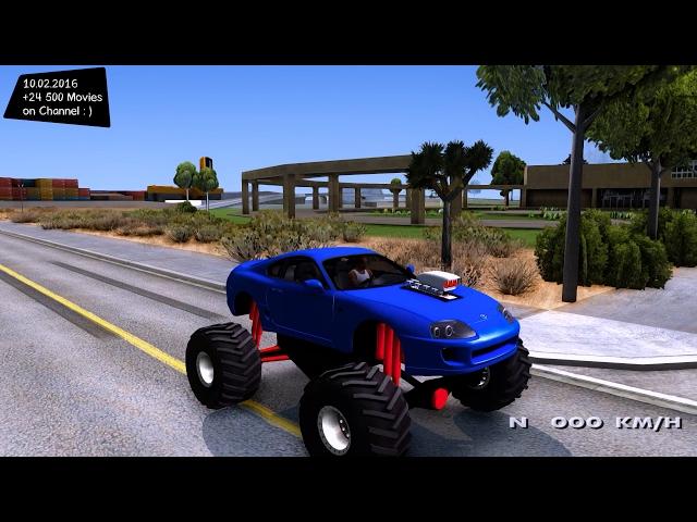 Toyota Supra Monster Truck - GTA San Andreas 1440p / 2,7K 60FPS _REVIEW