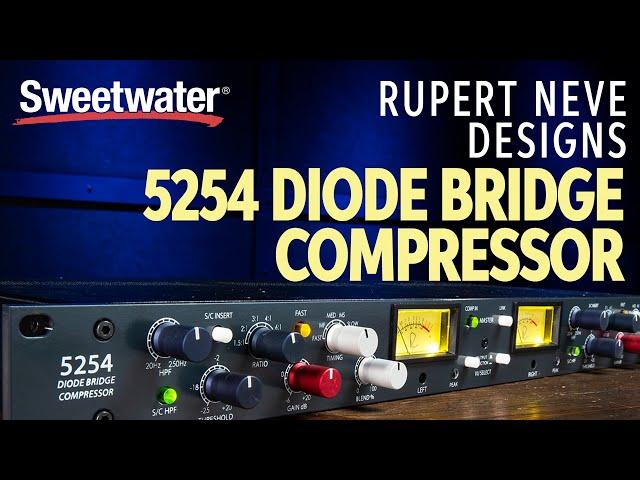 Rupert Neve Designs 5254 Dual Diode Bridge Compressor Demo