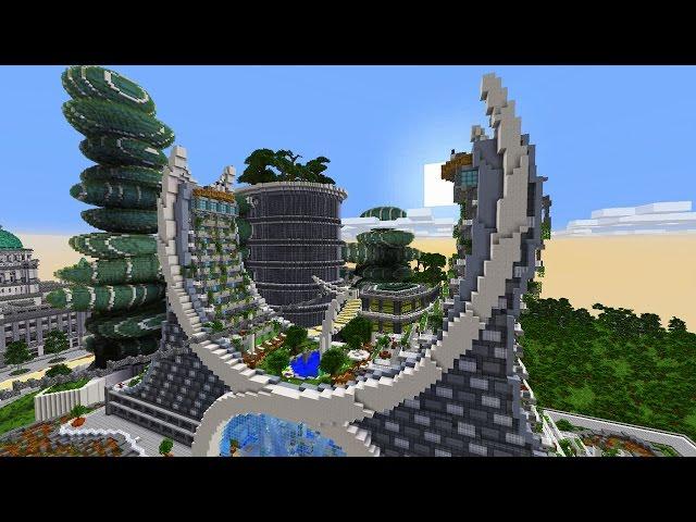 Zukunftsstadt Megabuild! - Minecraft Adventskalender #07