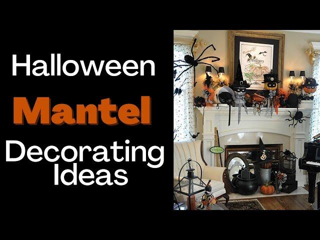 58 Awesome Halloween Mantel Decorating Ideas